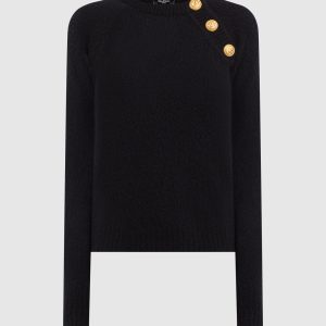 BALMAIN CLASSIC CREW NECK SWEATER