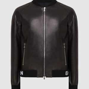 BALMAIN Leather BOMBER