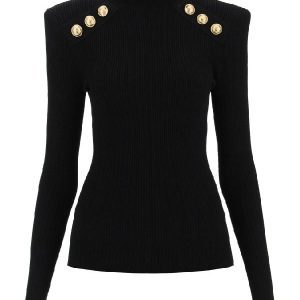 BALMAIN  CLASSIC TURTLENECK SWEATER