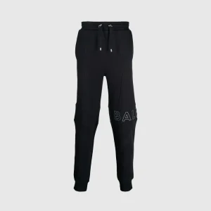 BALMAIN EMBOSSED REFLECT SWEATPANTS