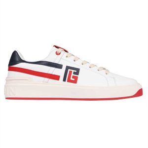 BALMAIN B COURT-CUIR&LOGO VINTAGE