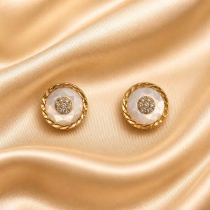 KORLOFF Round DIAMONDS EARRINGS